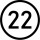 22 